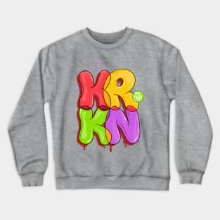 THE KRAKEN POPPY MULTI-COLOR BALLOONS (krkn) Crewneck Sweatshirt